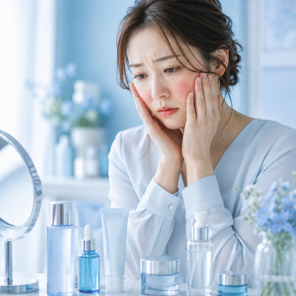 レチノールのA反応とは?赤み・皮むけ・ヒリヒリはいつまで続く?好転反応との違いと「合わないサイン」の見分け方
