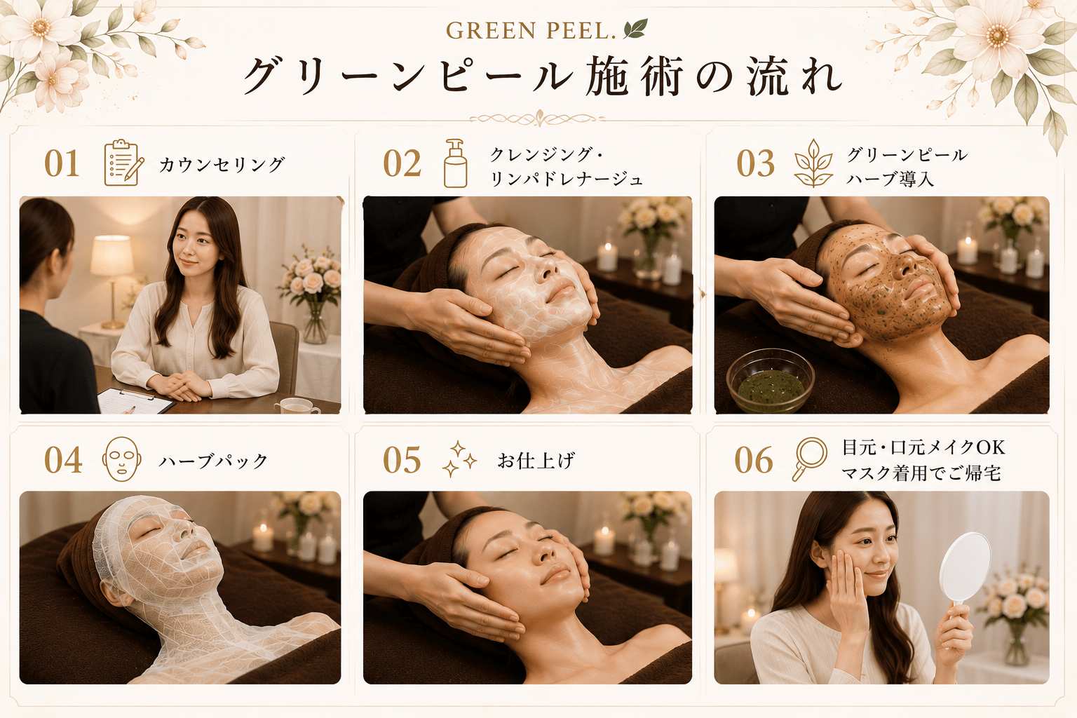 グリーンピールホームケア・効果を最大限に高める4点セットの使用方法