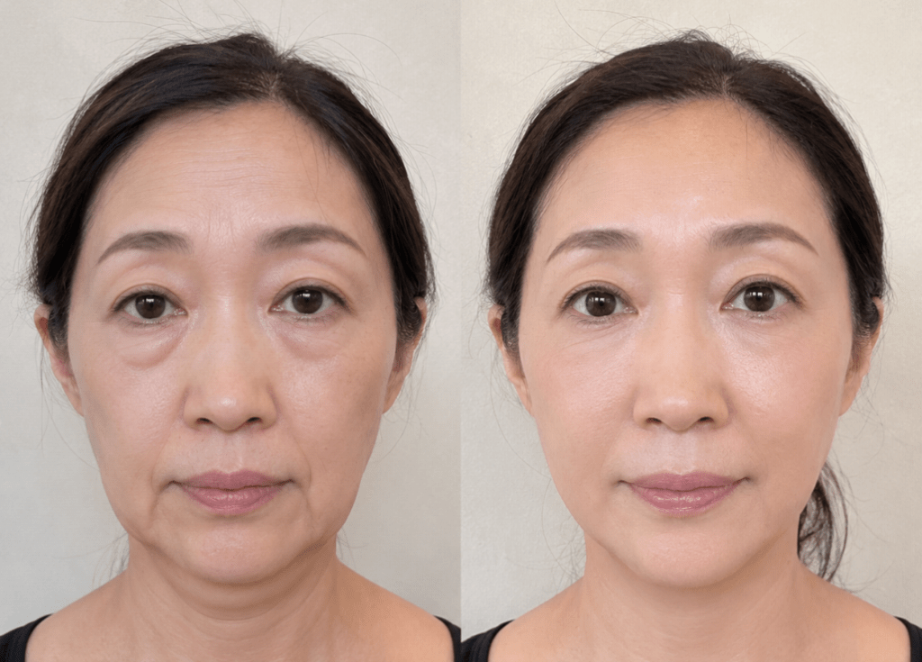 麻布十番小顔エステ・50代整形なし